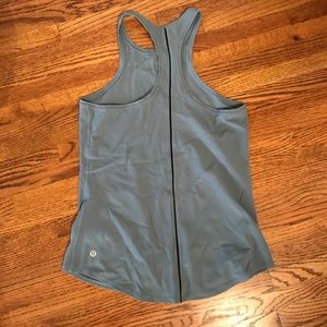 Lululemon blue/grey tank